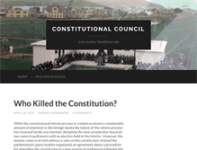 Tablet Screenshot of constitutionalassembly.politicaldata.org